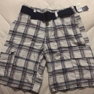 American Rag plaid cargo shorts